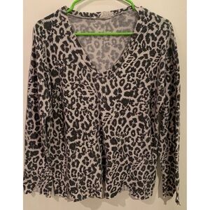 LNA | leopard print sweater